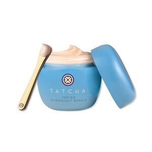 Tatcha Indigo Overnight Repair Barrier Cream Redness Reducing Serum Cream NIB